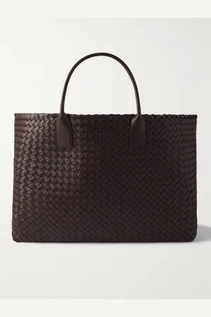 Bottega Veneta Intrecciato Cabat Large Leather Tote Bag - Men