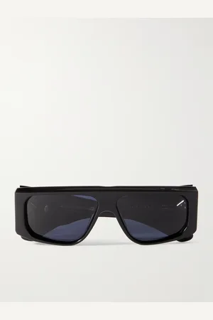 JACQUES MARIE MAGE Cliff Square-Frame Acetate and Silver-Tone Sunglasses - Men