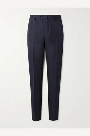 Loro Piana Straight-Leg Linen-Twill Trousers - Men - - IT 54
