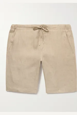 Loro Piana Straight-Leg Linen Drawstring Bermuda Shorts - Men - - L