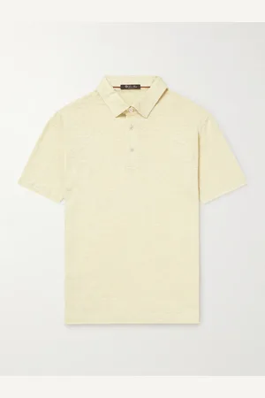 Loro Piana Linen-Jersey Polo Shirt - Men - - XXL