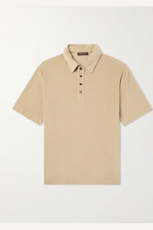 Loro Piana Tsubaki Cotton and Silk-Blend Chenille Polo Shirt - Men - - XXL