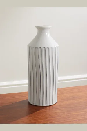 Brunello Cucinelli Grooved Ceramic Vase - Men