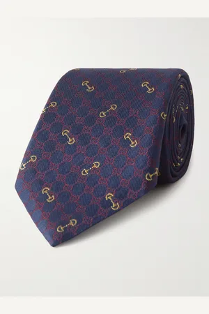 Gucci 7cm Logo-Embroidered Silk-Jacquard Tie - Men