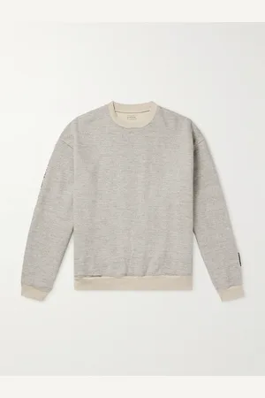 KAPITAL Peckish Maria Cotton-Jersey and Quilted Shell Sweatshirt - Men - - 3
