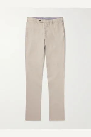 Sid Mashburn Slim-Fit Straight-Leg Garment-Dyed Cotton-Twill Trousers - Men - - UK/US 34