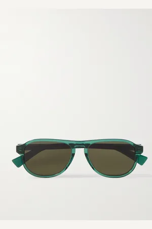 Bottega Veneta Aviator-Style Recycled-Acetate Sunglasses - Men