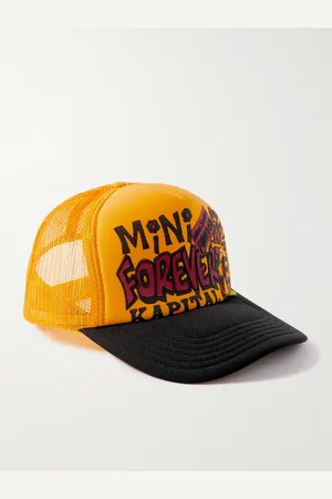 KAPITAL Mini Skirts Forever Printed Scuba and Mesh Trucker Cap - Men