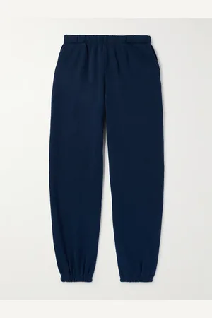 THE ELDER STATESMAN Straight-Leg Cotton and Cashmere-Blend Jersey Sweatpants - Men - - L