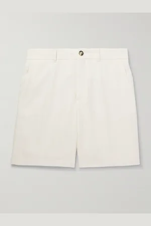 Brunello Cucinelli Straight-Leg Linen, Silk, Wool and Cotton-Blend Bermuda Shorts - Men - - IT 44