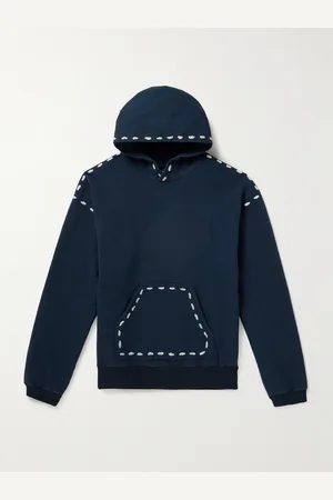 KAPITAL Marionette Printed Cotton-Jersey Hoodie - Men - - 1