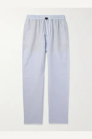 Loro Piana Akanko Straight-Leg Striped Linen and Cotton-Blend Poplin Trousers - Men - - IT 56