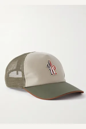 Moncler Logo-Appliquéd Shell and Mesh Baseball Cap - Men