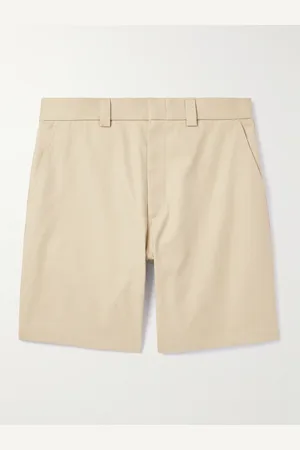 Gucci Straight-Leg Webbing-Trimmed Cotton-Twill Shorts - Men - - IT 52