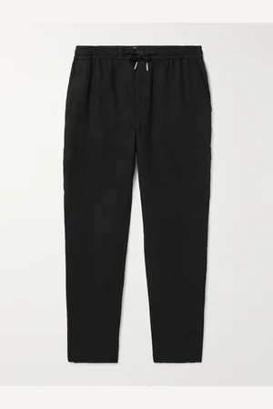 Mr P. Tapered Linen Drawstring Cargo Trousers - Men - - 32