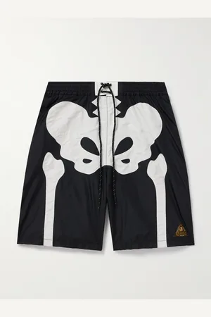KAPITAL Straight-Leg Long-Length Panelled Swim Shorts - Men - - 3