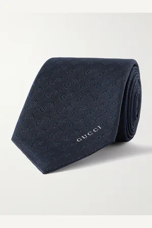 Gucci 7cm Horsebit Silk-Jacquard Tie - Men