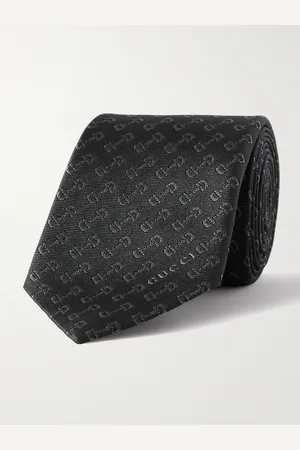 Gucci 7cm Horsebit Silk-Jacquard Tie - Men