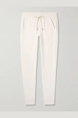 Tom Ford Tapered Garment-Dyed Cotton-Jersey Sweatpants - Men - - IT 58