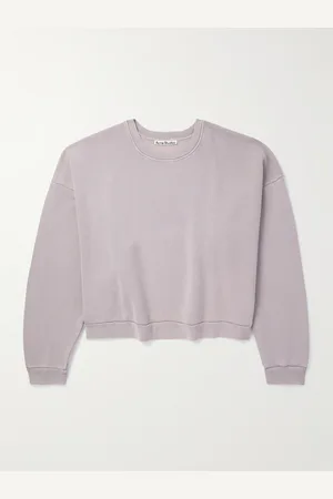 Acne Studios Fester Garment-Dyed Cotton-Jersey Sweatshirt - Men - - S