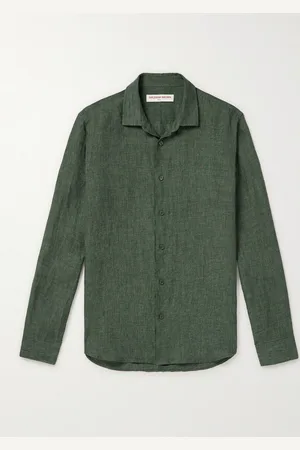 Orlebar Brown Giles Linen Shirt - Men - - XXL
