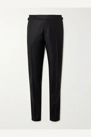 Tom Ford Shelton Slim-Fit Wool and Mohair-Blend Trousers - Men - - IT 50