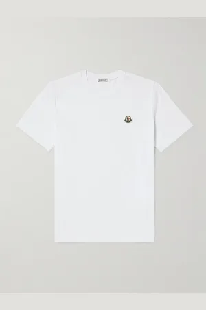Moncler Three-Pack Logo-Appliquéd Cotton-Jersey T-Shirts - Men - - XXL