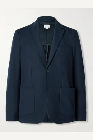 Sunspel Unstructured Cotton-Piqué Blazer - Men - - S