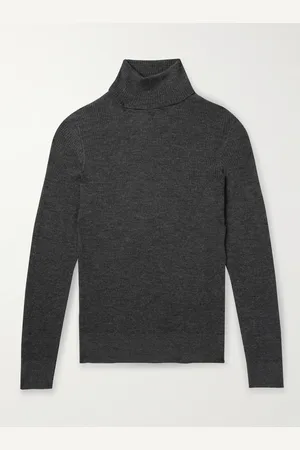 Tom Ford Slim-Fit Cashmere and Silk-Blend Rollneck Sweater - Men - - IT 56