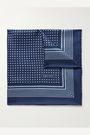 Tom Ford Polka-Dot Silk-Twill Pocket Square - Men