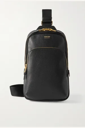 Tom Ford Full-Grain Leather Messenger Bag - Men