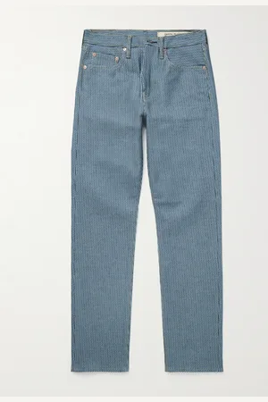 KAPITAL Century Slim-Fit Straight-Leg Embroidered Jeans - Men - - UK/US 34