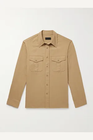 NILI LOTAN Christophe Cotton-Twill Shirt - Men - - XL