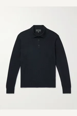 NILI LOTAN Jovan Cashmere Polo Shirt - Men - - XXL