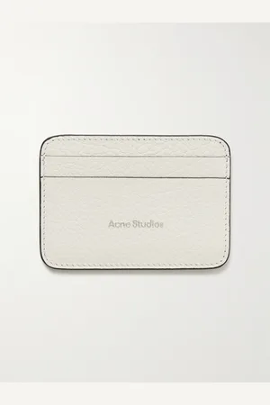 Acne Studios Logo-Print Full-Grain Leather Cardholder - Men