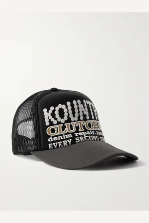 KAPITAL Pearl Clutcher Printed Canvas and Mesh Trucker Cap - Men