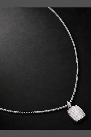 John Hardy Diamond Pendant Necklace - Men