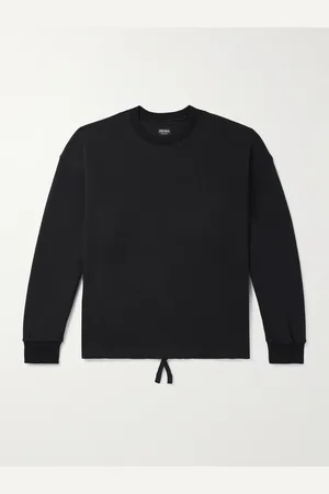 Ermenegildo Zegna Logo-Embroidered Cotton-Blend Jersey Sweatshirt - Men - - M