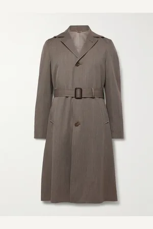 Saman Amel Belted Wool-Twill Coat - Men - - IT 54