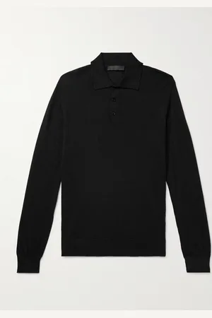 Saman Amel Elo Slim-Fit Cashmere and Silk-Blend Polo Shirt - Men - - IT 50