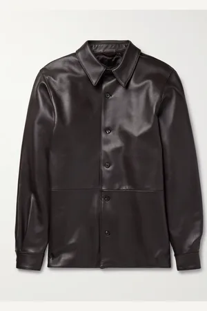 Saman Amel Leather Shirt Jacket - Men - - IT 52