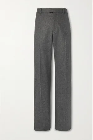 Bottega Veneta Straight-Leg Wool-Flannel Trousers - Men - - IT 48