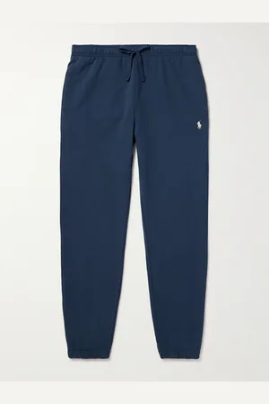 Ralph Lauren Tapered Logo-Embroidered Cotton-Jersey Sweatpants - Men - - S