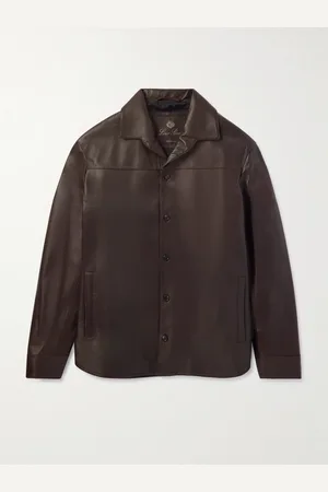 Loro Piana Bruno Leather Overshirt - Men - - M