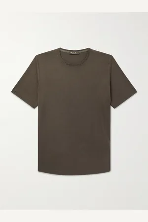 Loro Piana Silk and Cotton-Blend Jersey T-Shirt - Men - - XS
