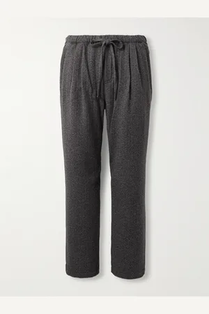 MASSIMO ALBA Key West Straight-Leg Herringbone Cashmere and Wool-Blend Suit Trousers - Men - - XL