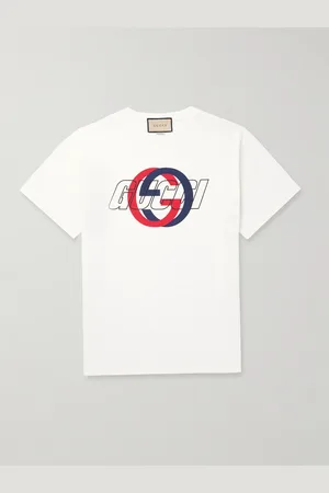 Gucci Logo-Print Cotton-Jersey T-Shirt - Men - - L