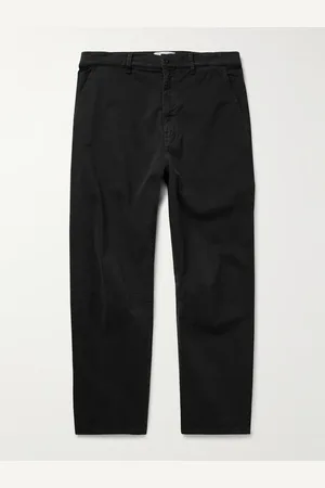 NILI LOTAN Carpenter Straight-Leg Cropped Stretch-Cotton Twill Trousers - Men - - UK/US 34