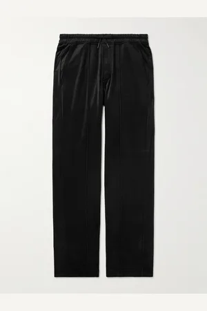Tom Ford Wide-Leg Silk and Cotton-Blend Velvet Trousers - Men - - IT 46