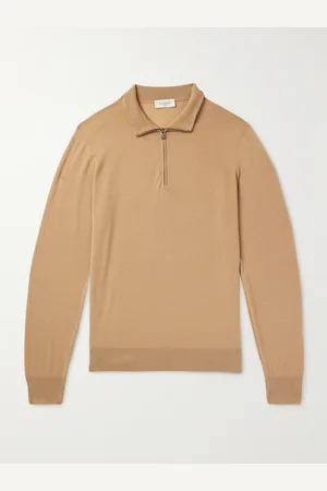 PIACENZA 1733 Slim-Fit Wool Half-Zip Sweater - Men - - IT 50